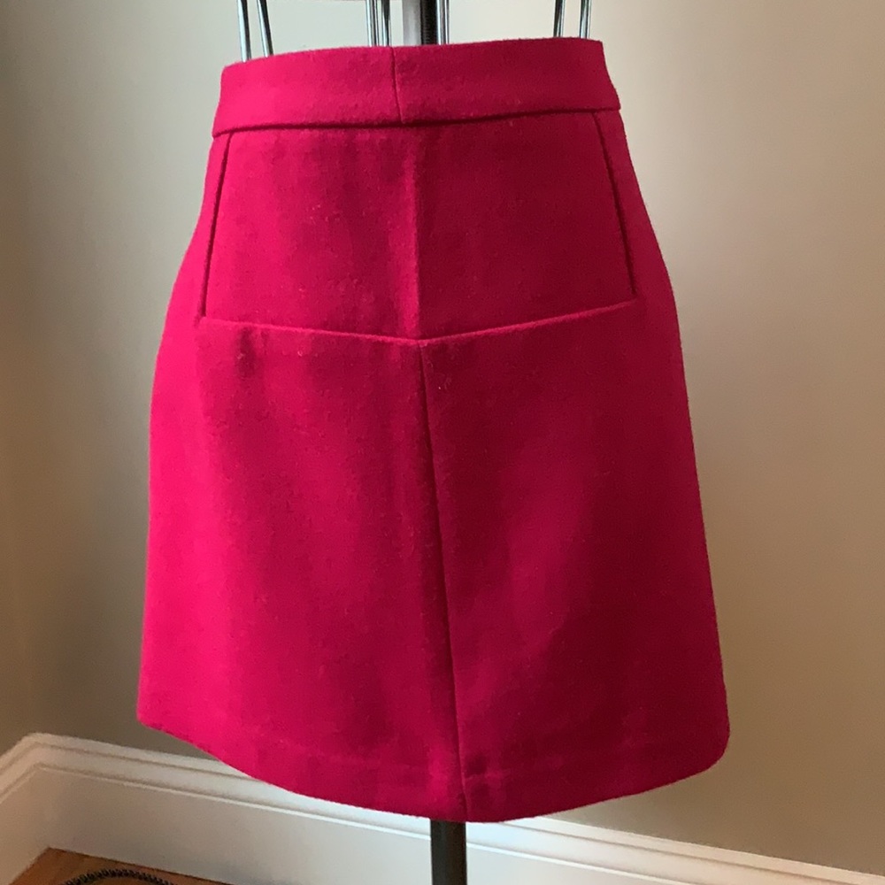 Dalia Collection Wool Mini Skirt
